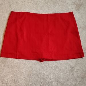 GAP Women's Linen Red Skort